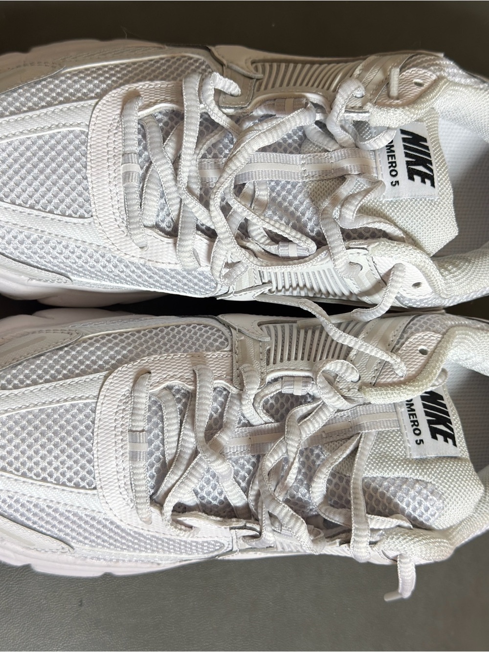Nike Men’s White Mesh Running Sneakers